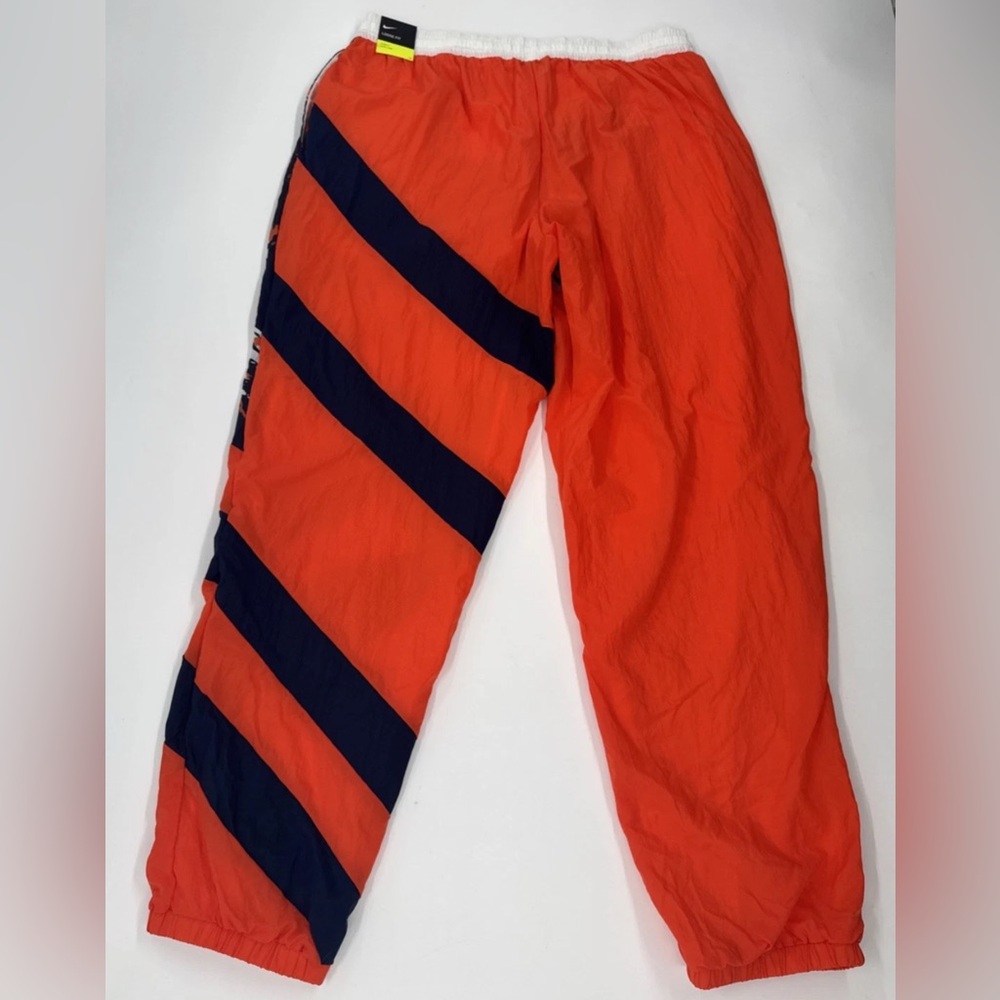 Nike Windbreaker Pants Mens XL Orange Dri Fit Loose Lined Saleman Sample NEW - Picture 4 of 12